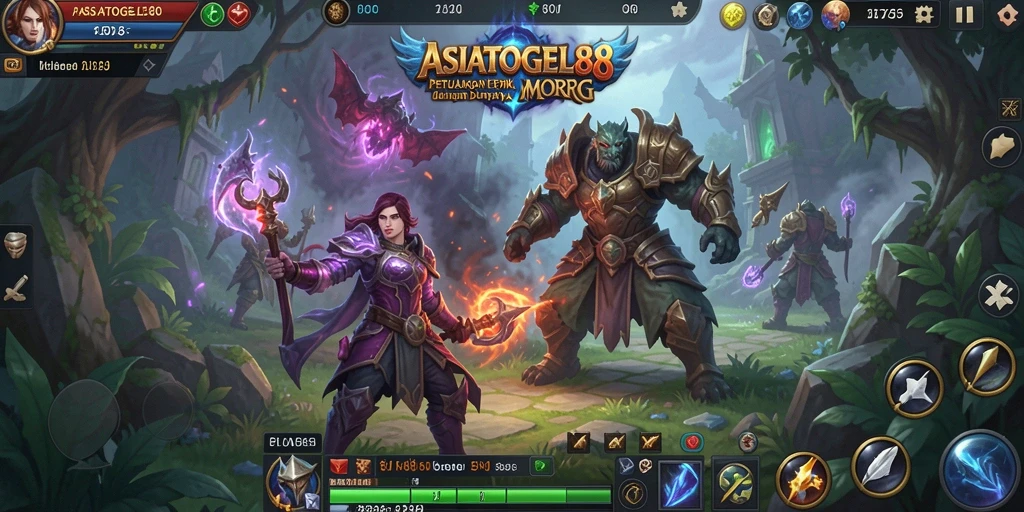 Tampilan gameplay menarik di ASIATOGEL88 dengan pertarungan mendebarkan.