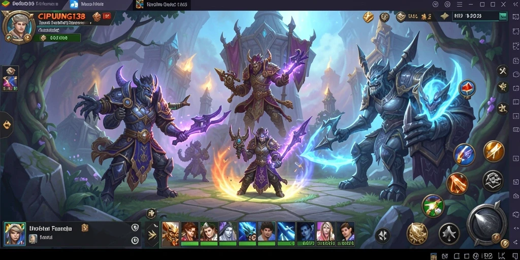 Tangkapan layar utama dari gameplay <strong>CIPUNG138</strong> yang menunjukkan pertempuran seru dan grafis menakjubkan.