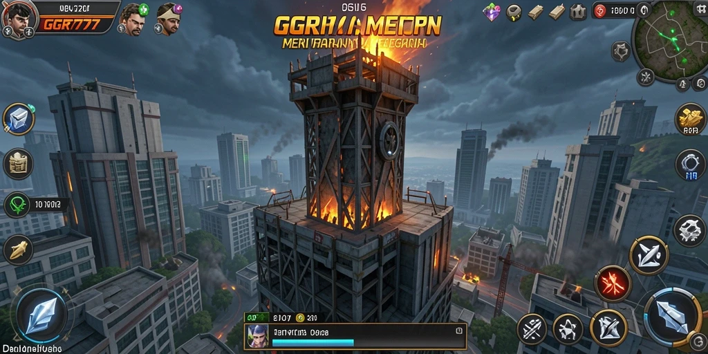 Tampilan menarik dari gameplay Tower Defense GGR7777 yang menantang.