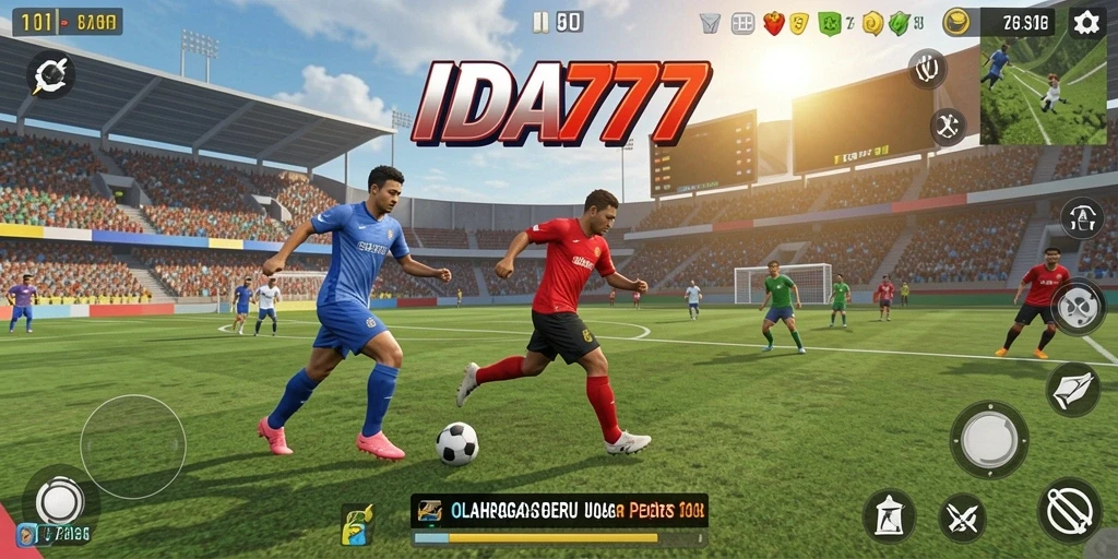 Tangkapan layar utama IDA777 menampilkan gameplay yang mendebarkan.