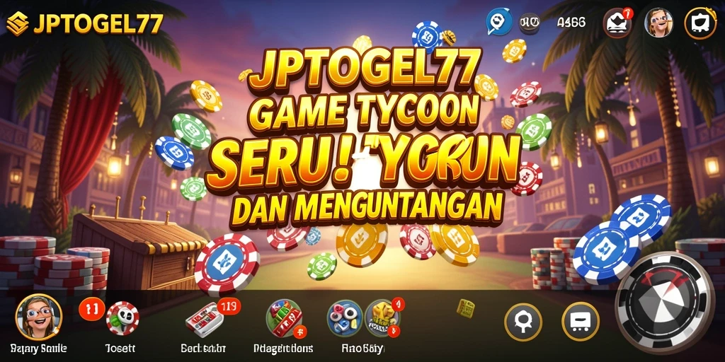 Screenshot gameplay JPTOGEL77 yang menampilkan pengelolaan bisnis yang seru.