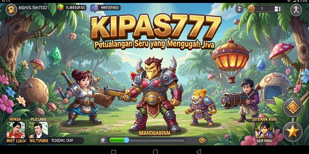 Screenshot menunjukkan pengalaman seru menjelajahi dunia KIPAS777.