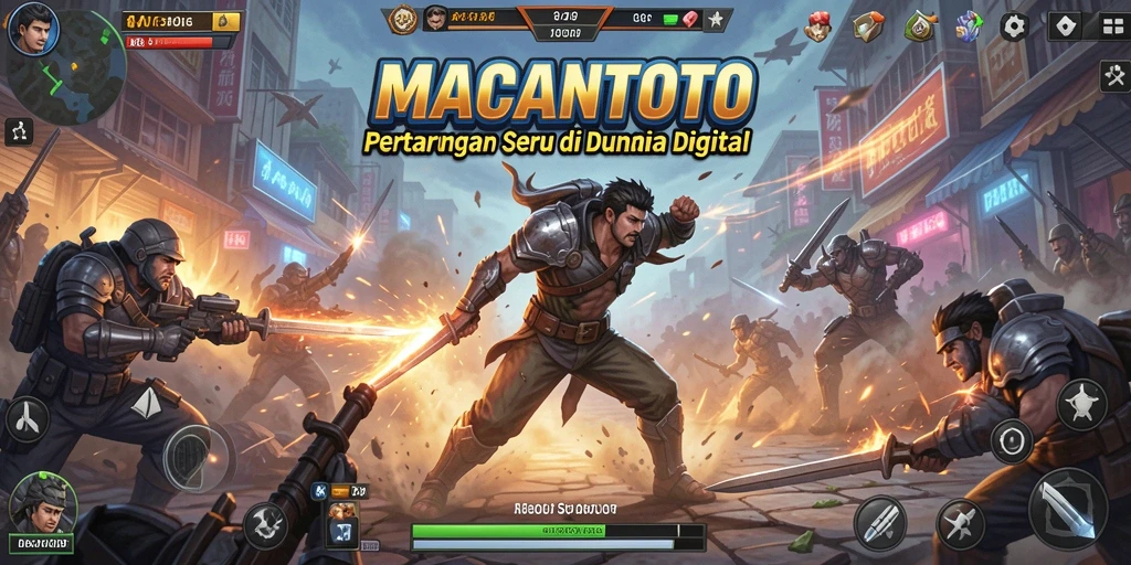 Screenshot gameplay dalam pertarungan seru di MACANTOTO.