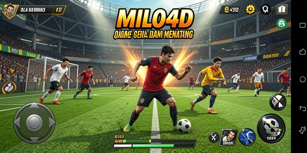 Screenshot gameplay <strong>MILO4D</strong> yang menunjukkan keseruan pertandingan olahraga.