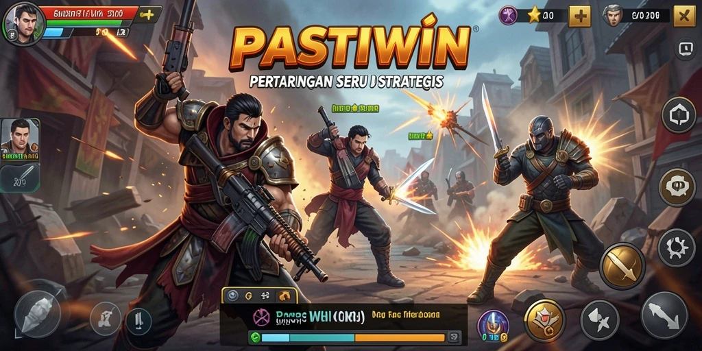 Tampilan menarik dari gameplay PASTIWIN yang penuh aksi.