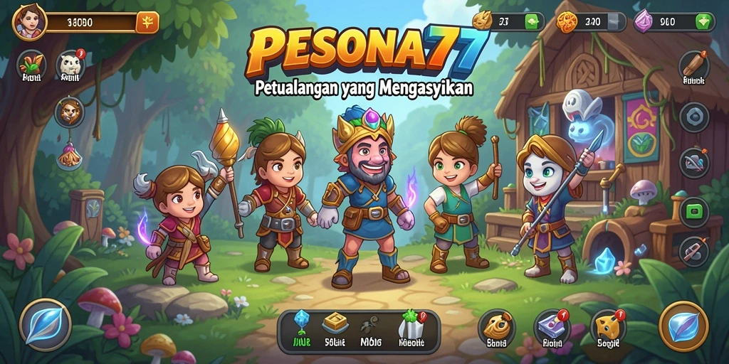 Tampilan gameplay PESONA77 yang menarik dan interaktif.