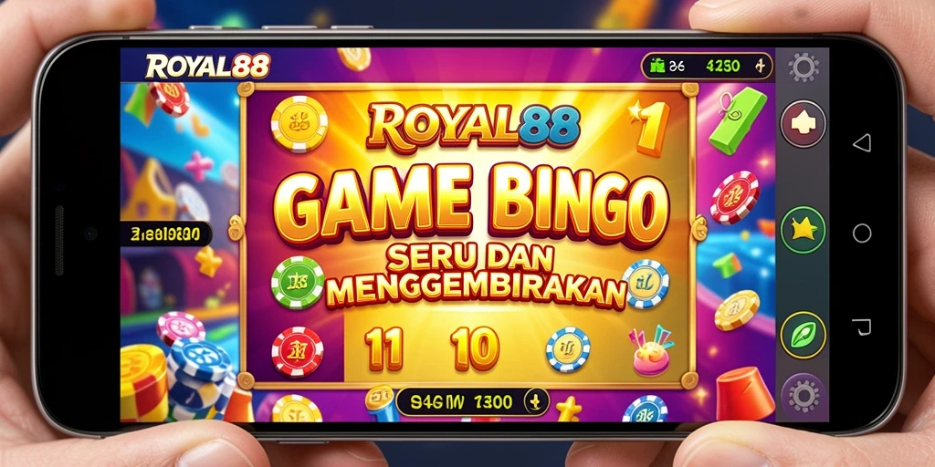 Tampilan gameplay seru dari aplikasi Bingo ROYAL88.