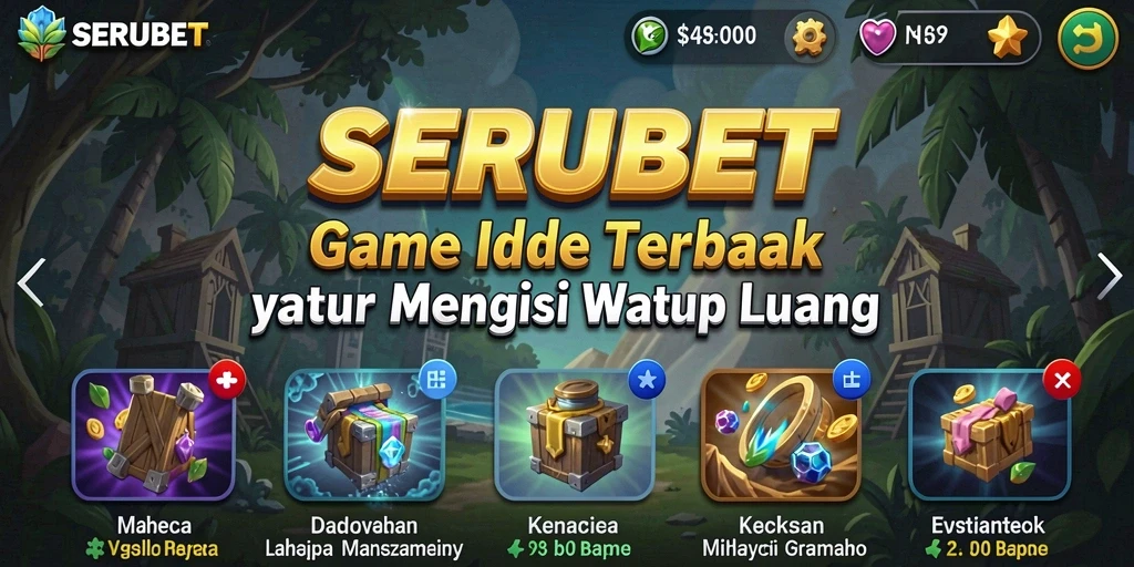 Tampilan gameplay SERUBET dengan elemen Idle yang menarik.