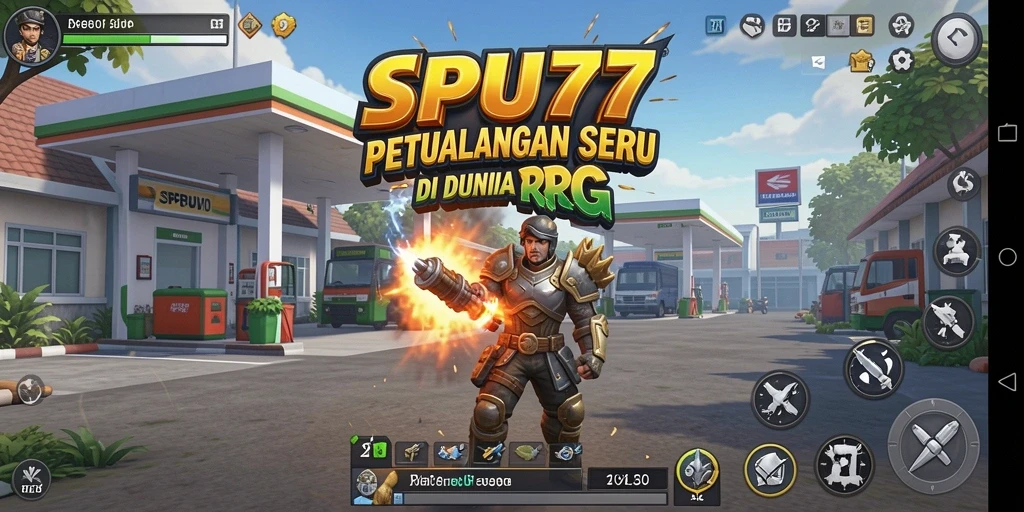 Tangkapan layar gameplay SPBU77 yang menarik dan menantang.