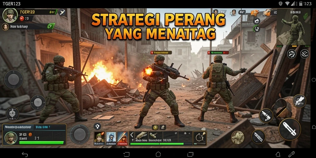 Tampilan gameplay seru dan strategi yang menantang di TGER123.