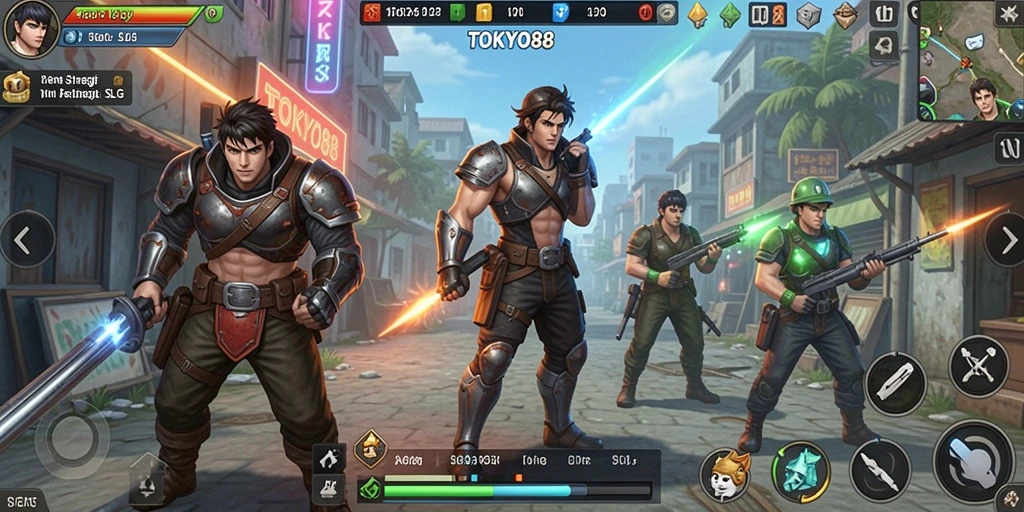 Gameplay TOKYO88 dengan grafis yang menawan dan strategi mendalam.