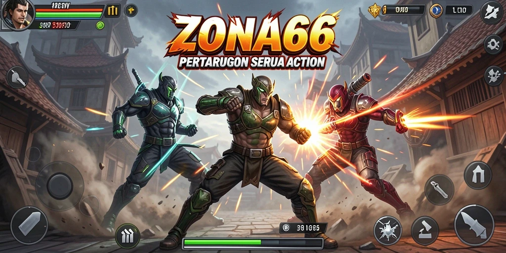Tampilan gameplay seru di ZONA66 dengan aksi yang mendebarkan.